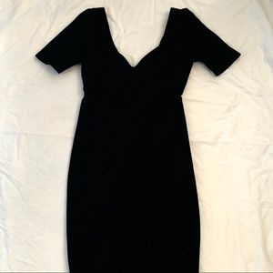 Black cocktail dress